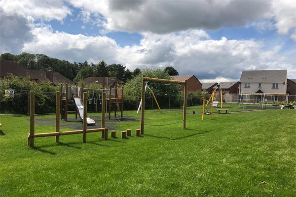 Residential play area at Taylor Wimpey in Eccleshall, Stafford